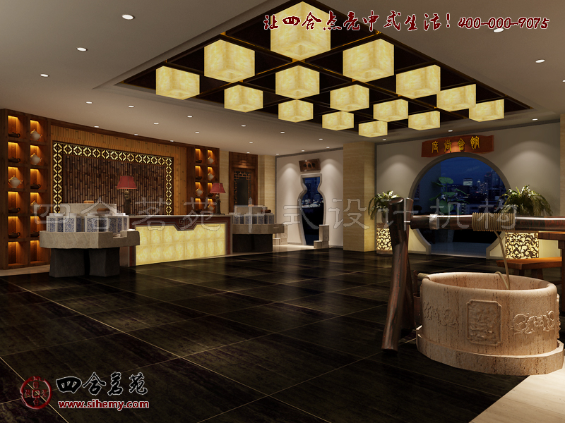 古色古香樸素淡雅 中式風(fēng)格茶樓配飾設(shè)計